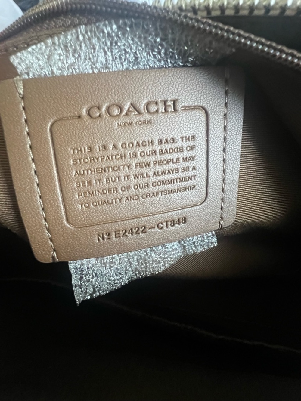 Coach Rowan Satchel In Colorblock And Wallet - Picture 8 of 13